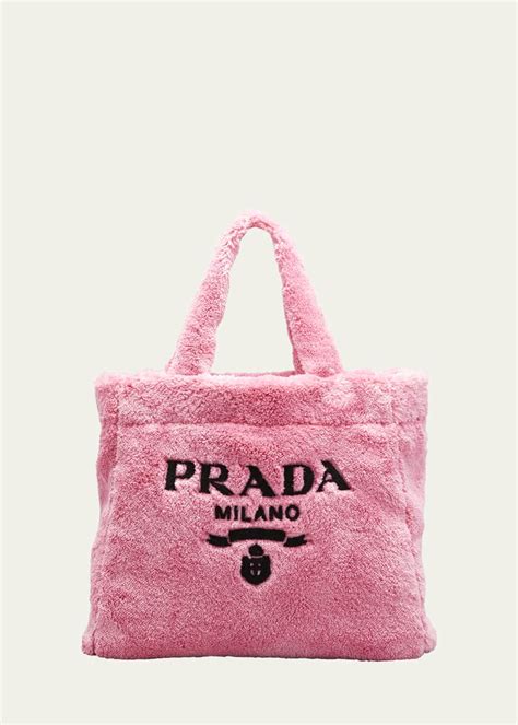 prada milano fur bag